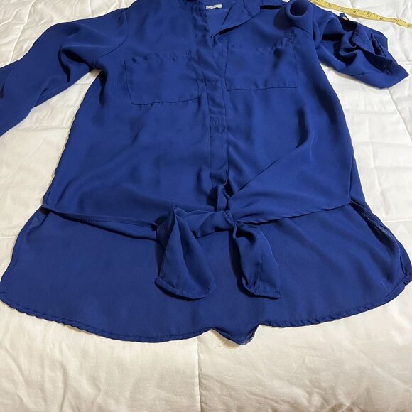 M P H COLLECTION BLOUSE BLUE(SALE) - Picture 12 of 14